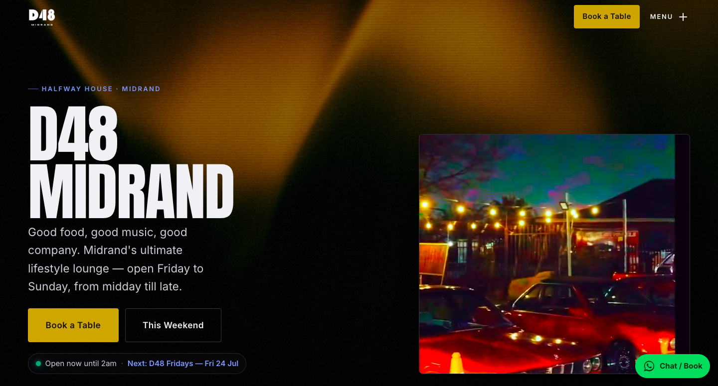 Full D48 Midrand homepage preview