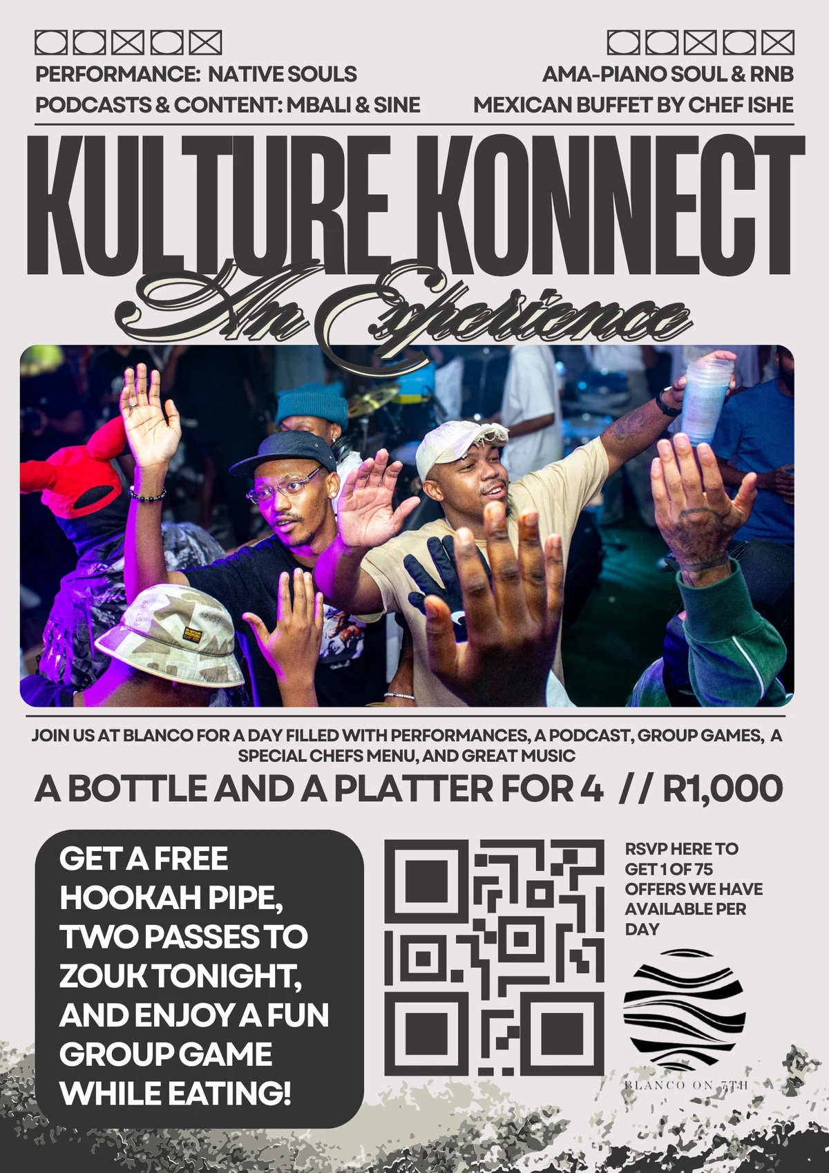 Blanco Kulture Konnect event poster