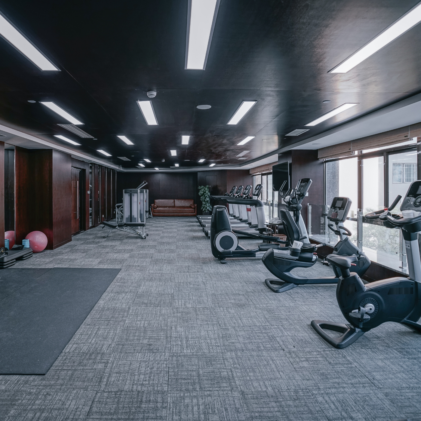 Gym and fitness training visual