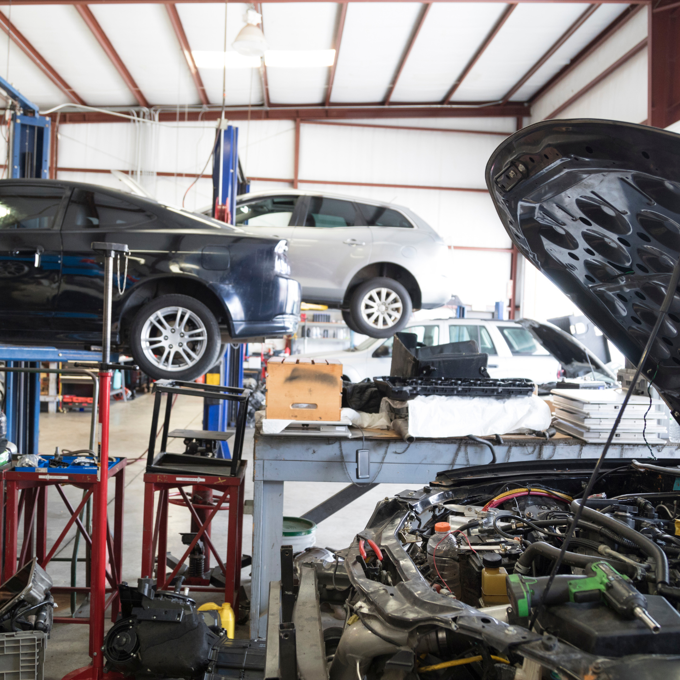 Automotive trade workshop visual